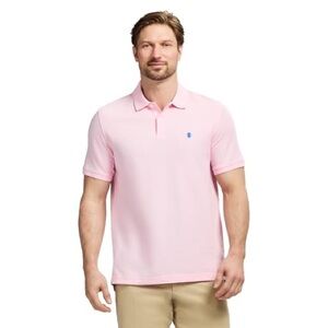 NWT IZOD Men's Advantage Performance Short Sleeve Polo Shirt Pink Size 3X Big